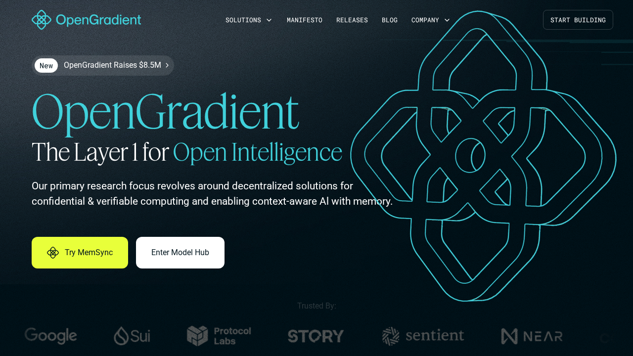 OpenGradient screenshot