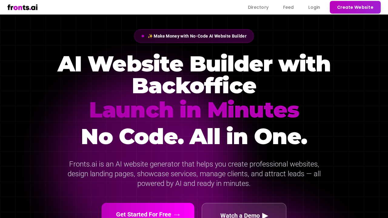 fronts.ai screenshot