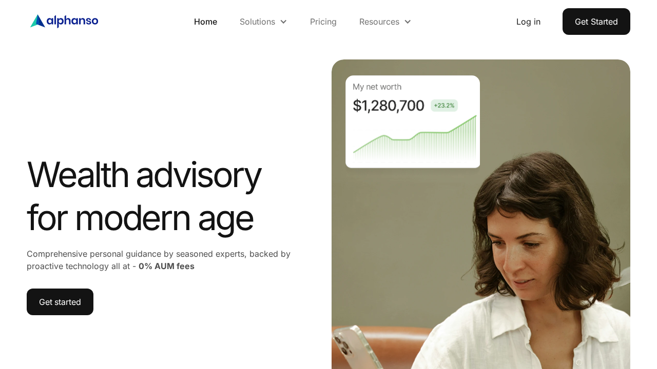 Alphanso.ai screenshot