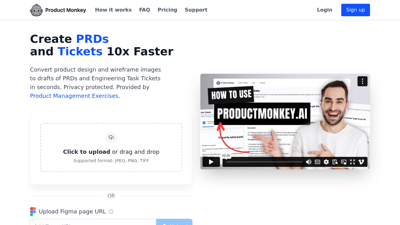 Productmonkey.ai screenshot