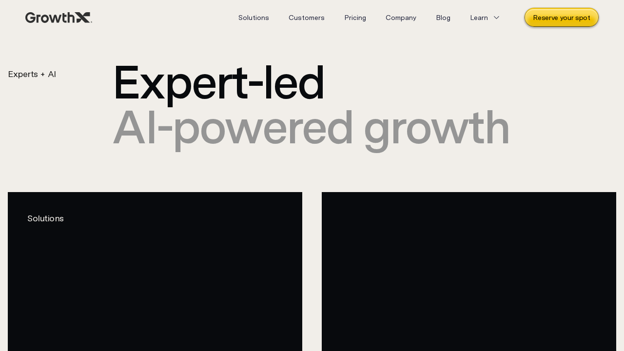 GrowthX.ai screenshot