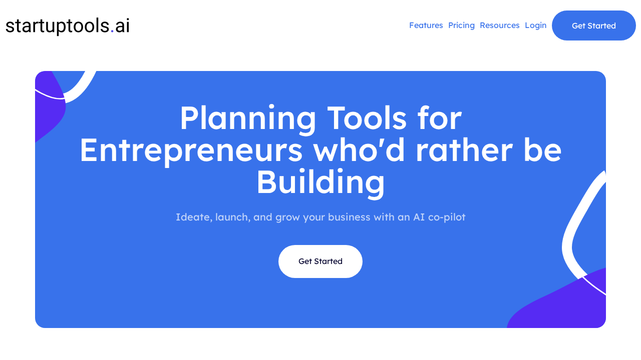 startuptools.ai screenshot