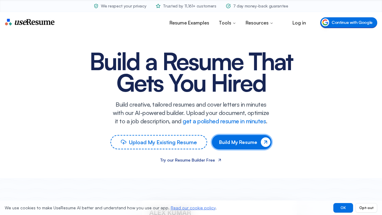 UseResume.ai screenshot