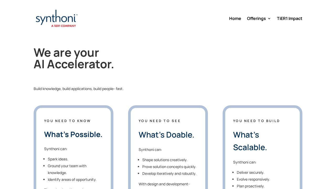 Synthoni.ai screenshot