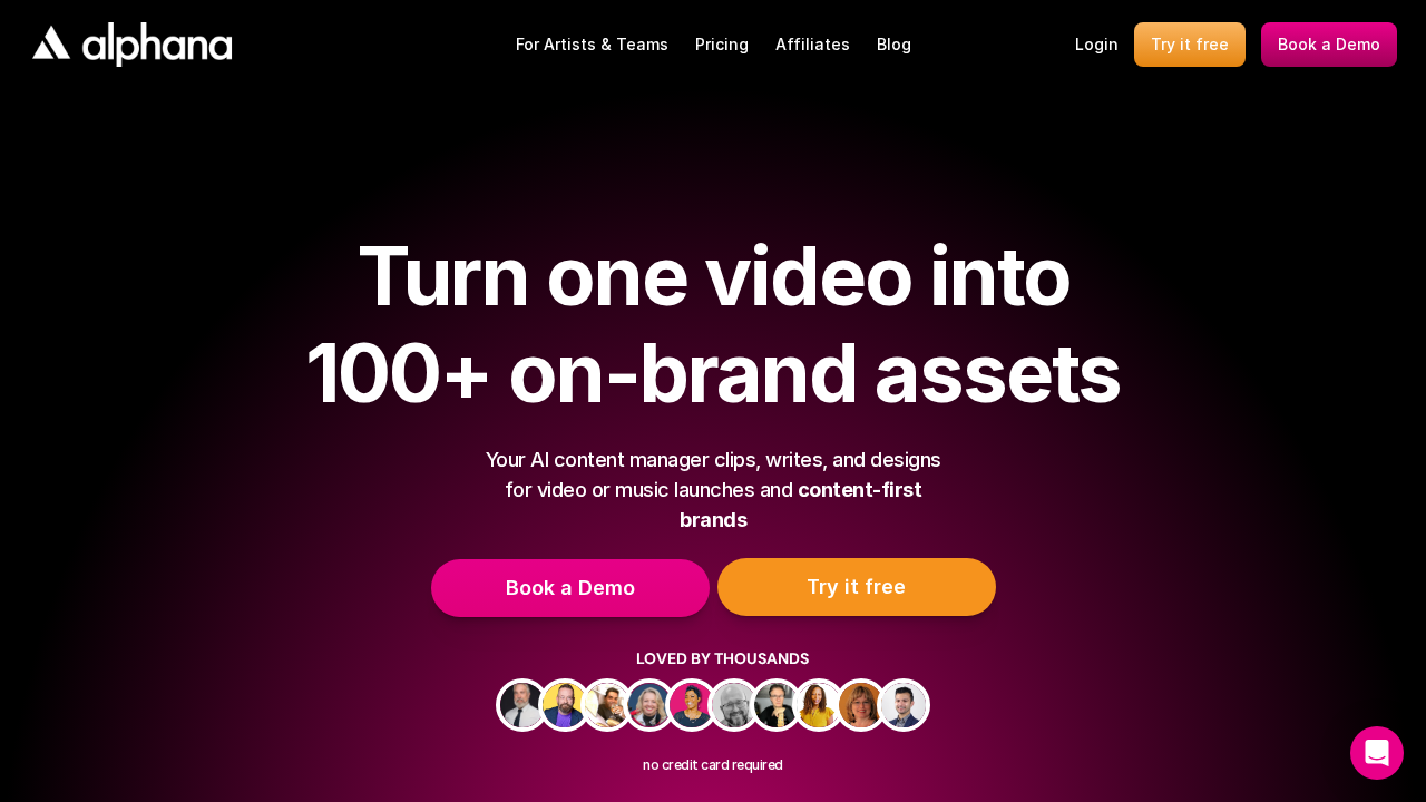 Alphana.ai screenshot