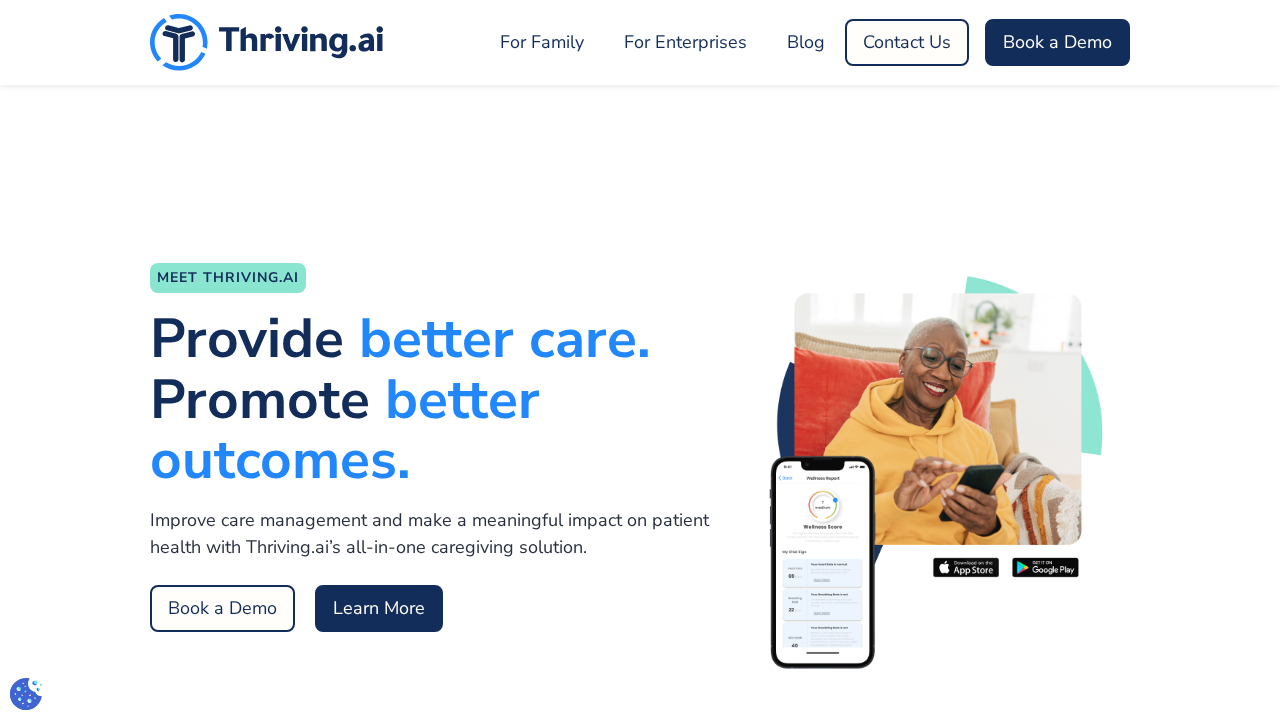 thriving.ai screenshot