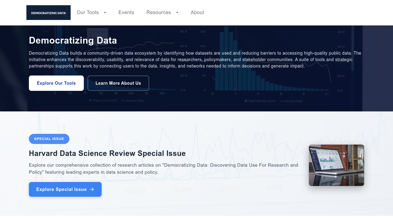democratizingdata.ai screenshot