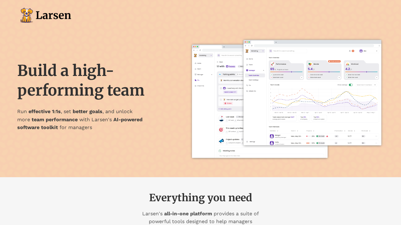 larsen.ai screenshot