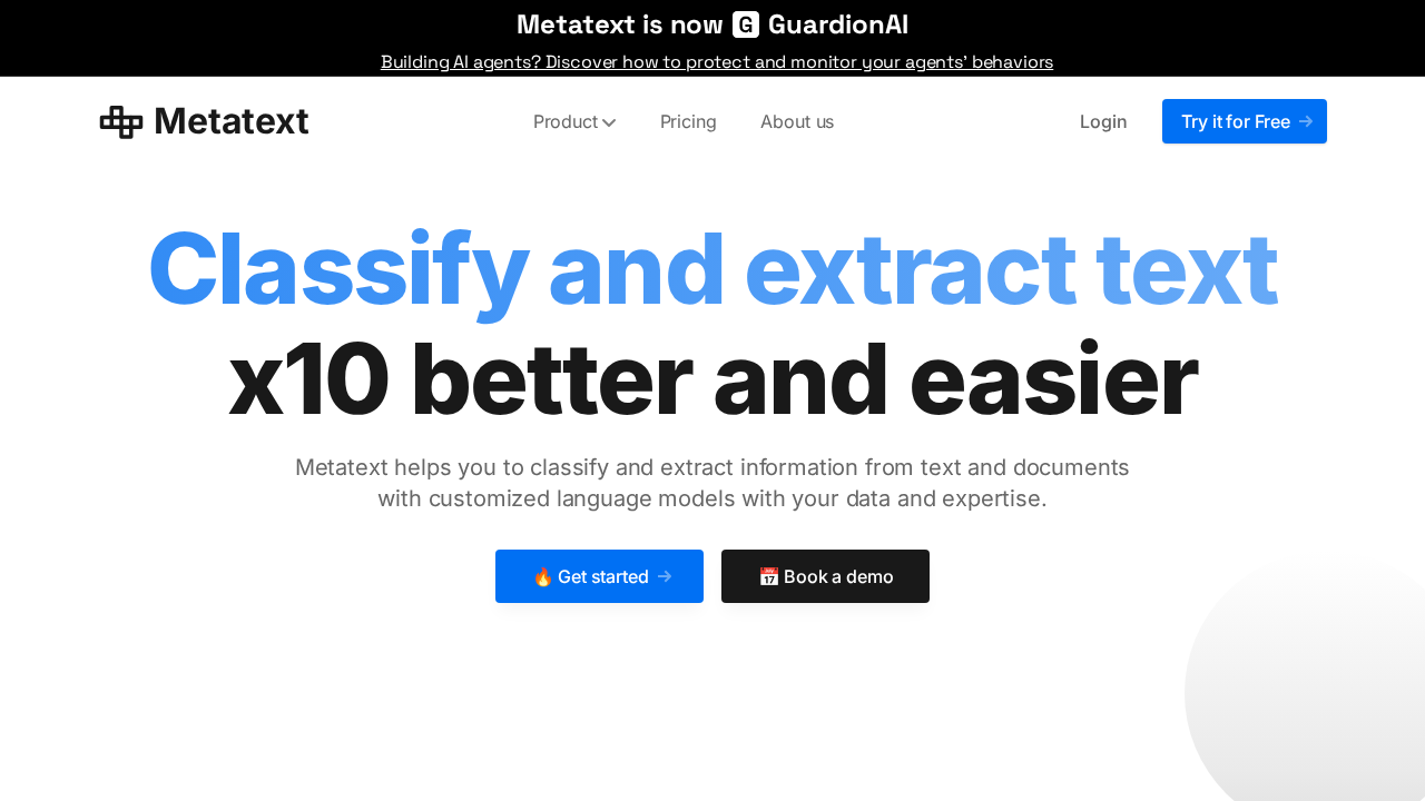 Metatext.ai screenshot