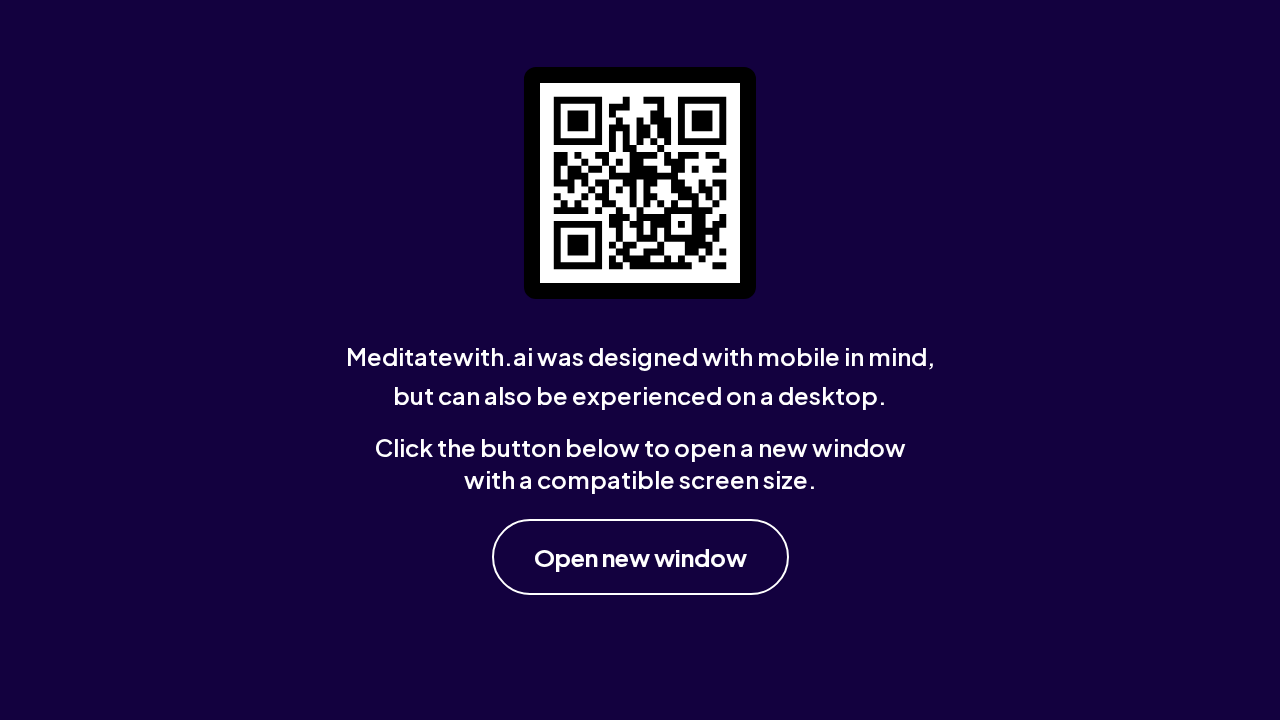 meditatewith.ai screenshot