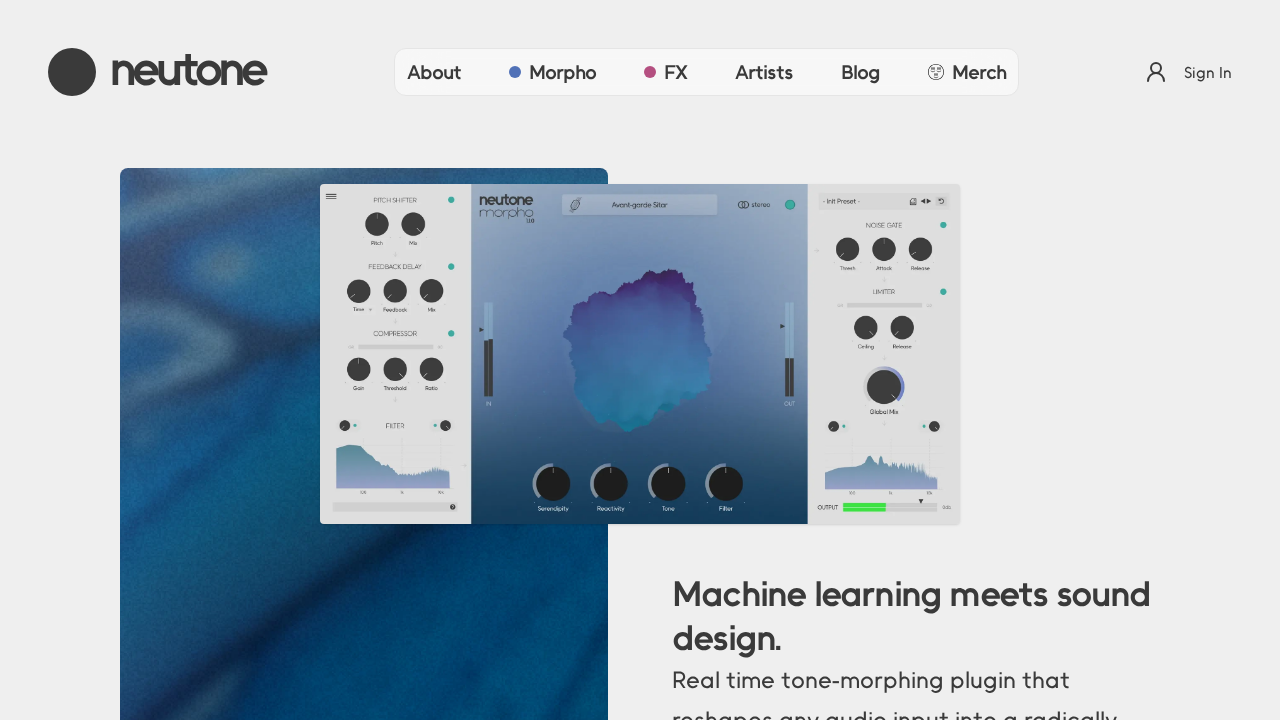 Neutone.ai screenshot