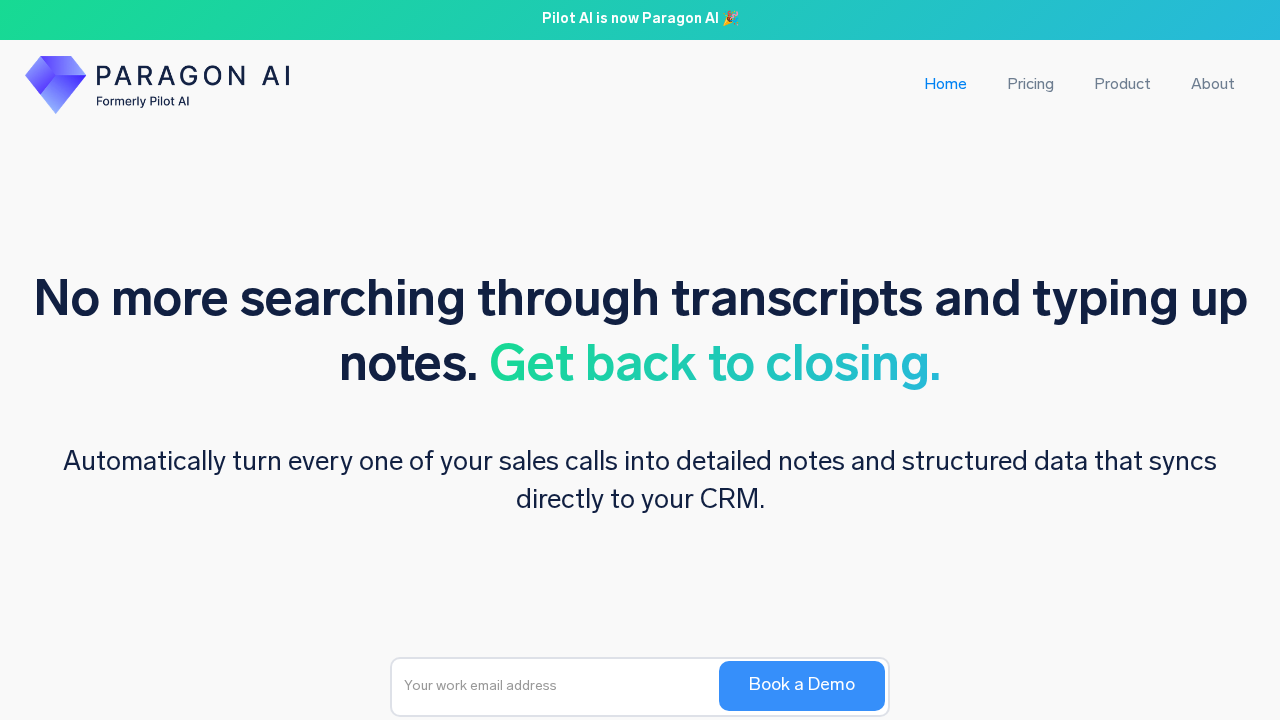 Paragon AI screenshot