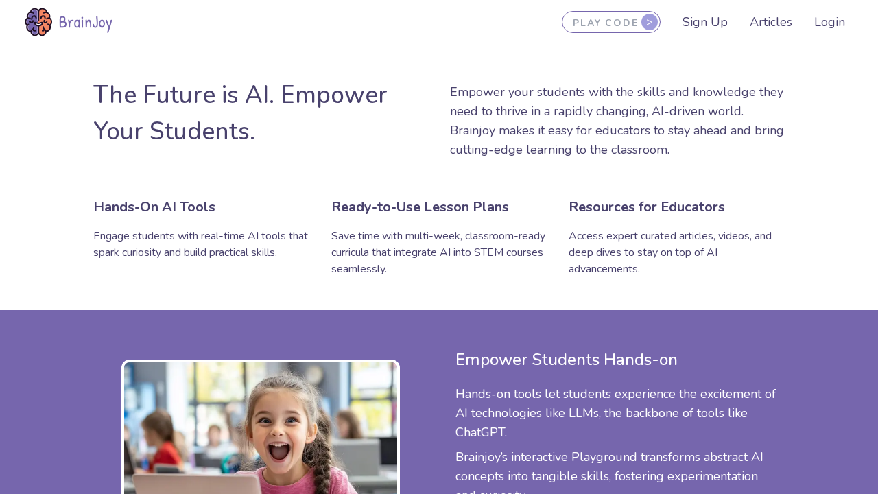 Brainjoy.ai screenshot
