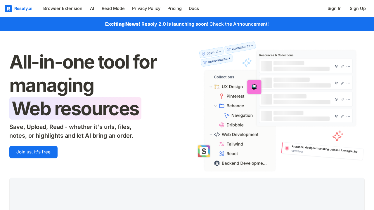 Resoly.ai screenshot