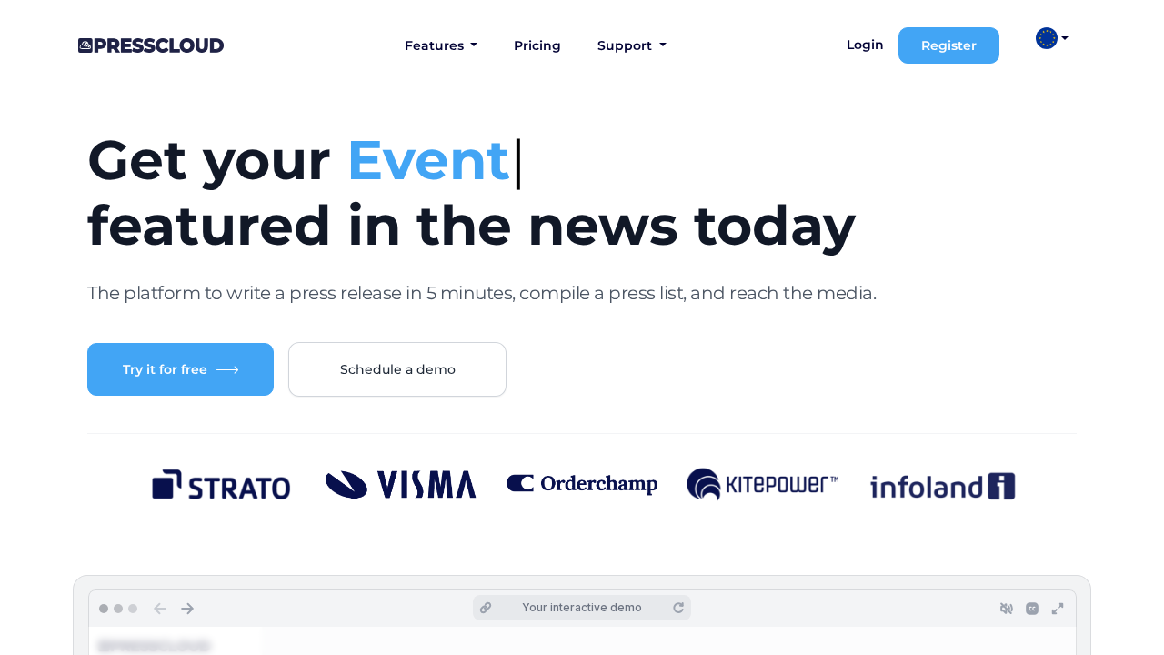 Presscloud.ai screenshot