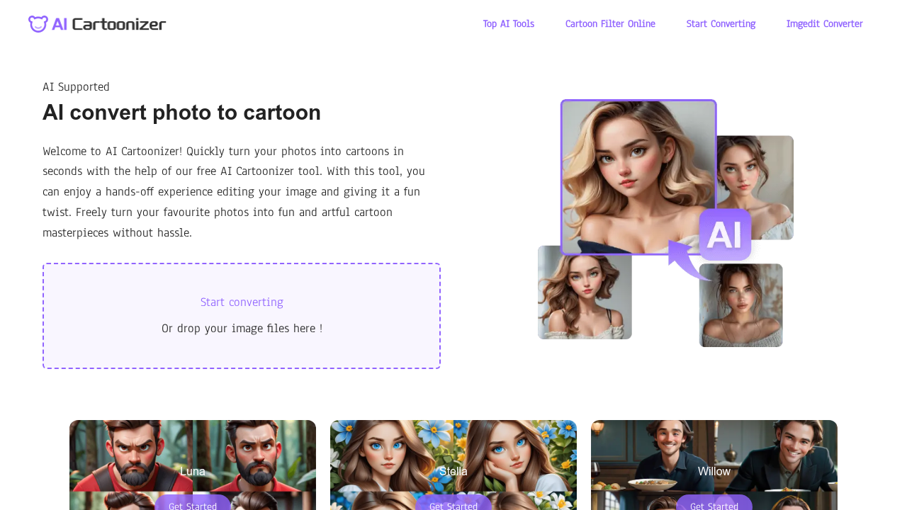 Cartoonizer.ai screenshot