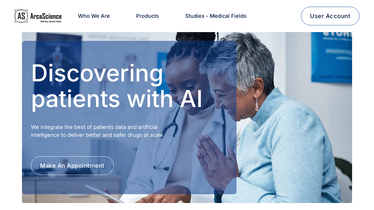 ArcaScience.ai screenshot