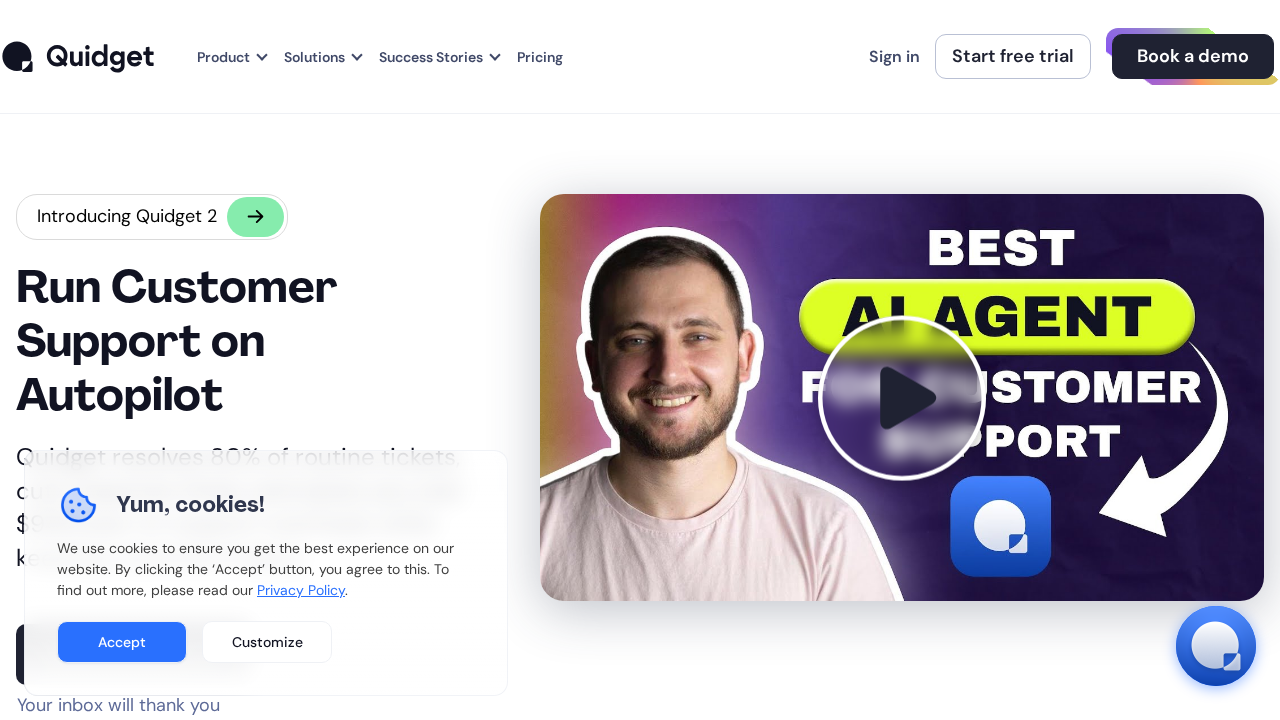 Quidget.ai screenshot