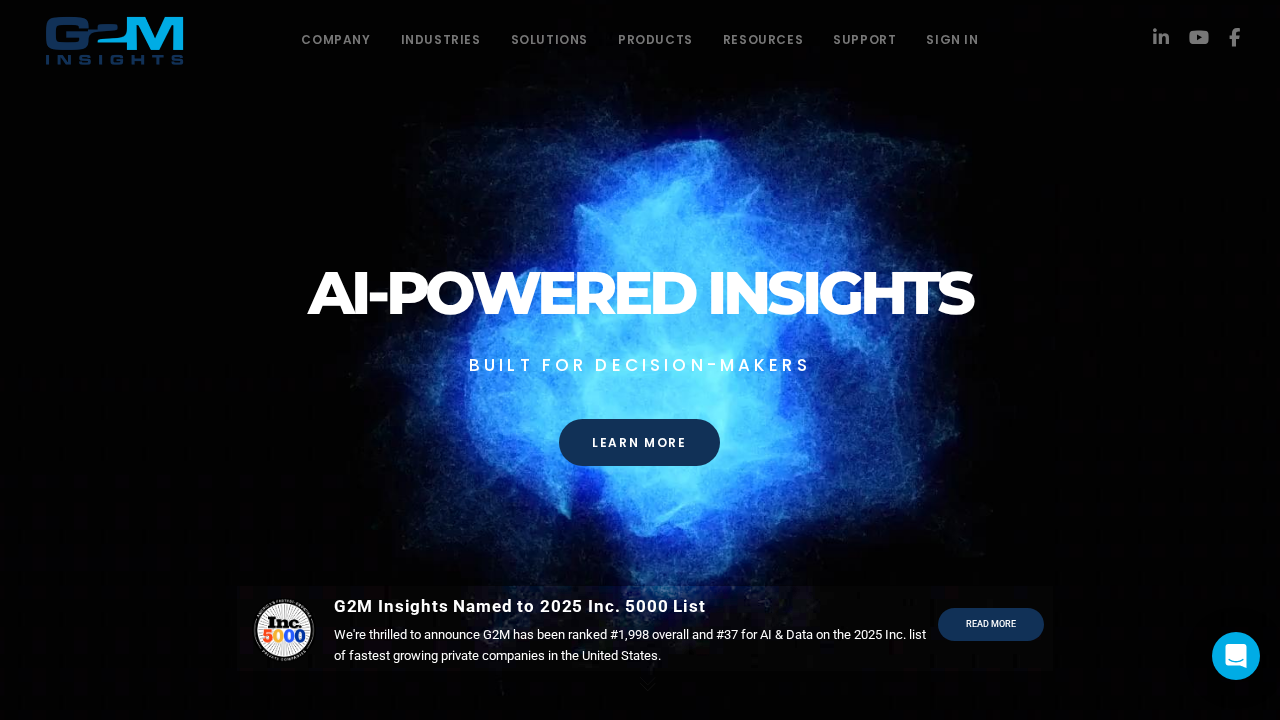 G2M Insights screenshot
