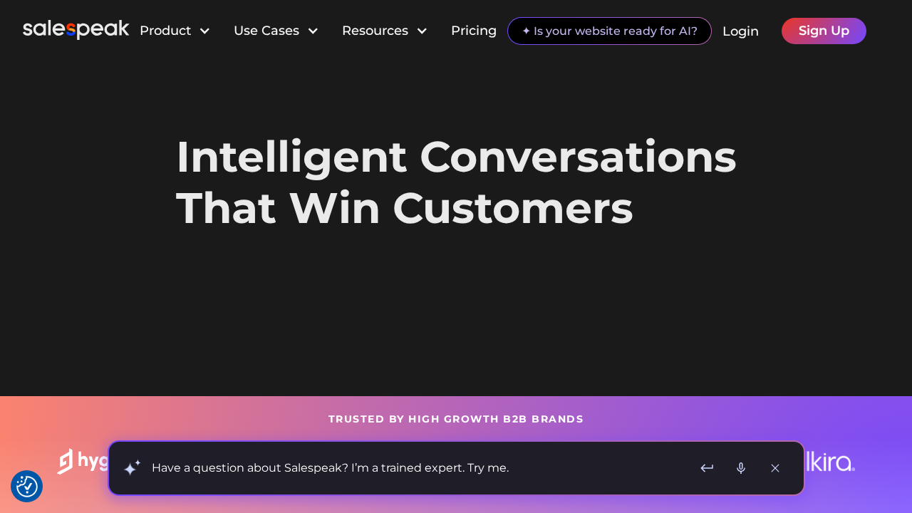 Salespeak.ai screenshot