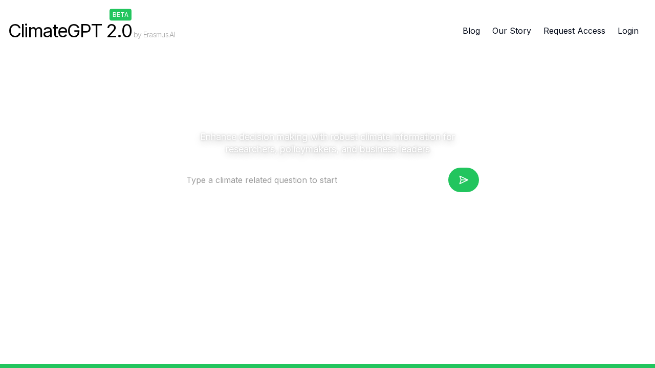 ClimateGPT screenshot