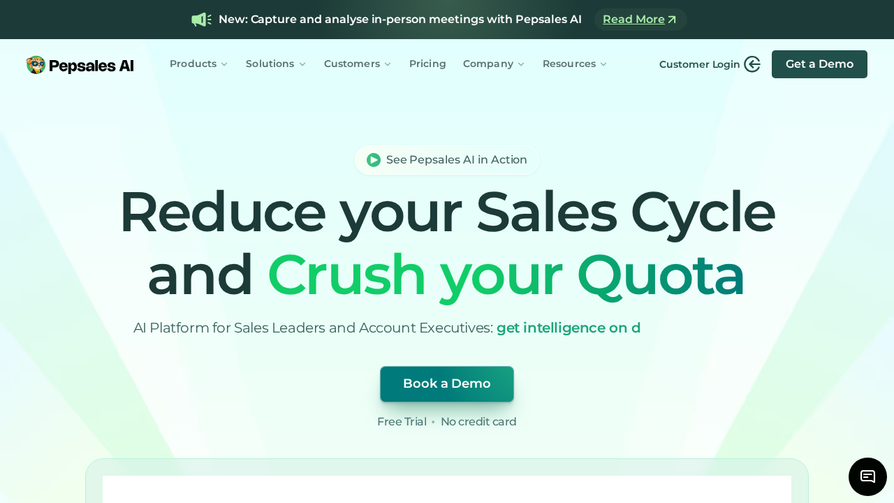 Pepsales AI screenshot