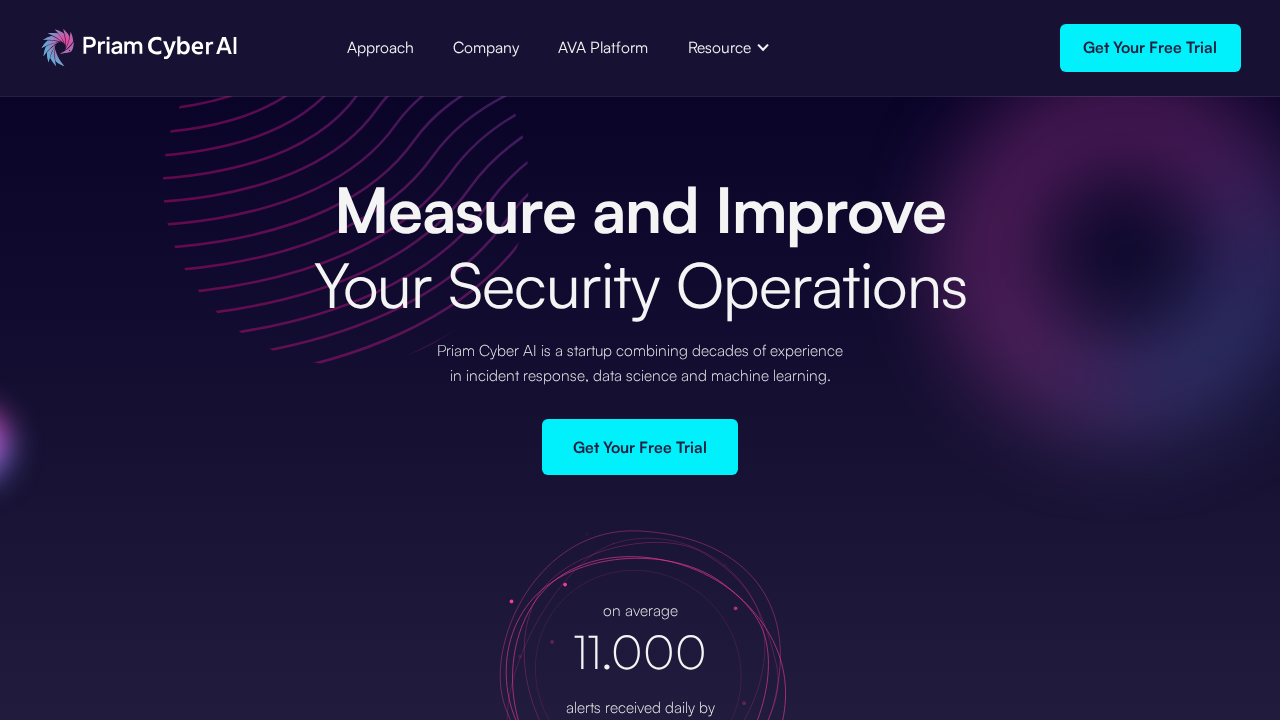 Priam Cyber AI screenshot
