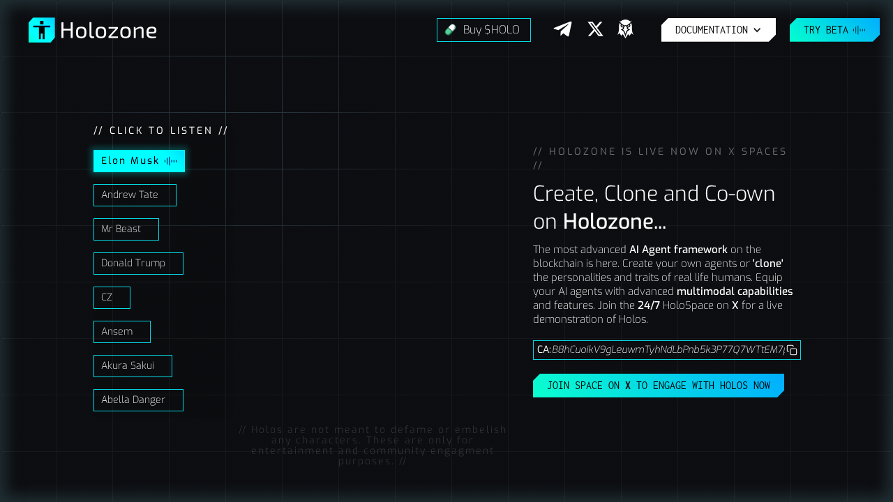 Holozone.ai screenshot
