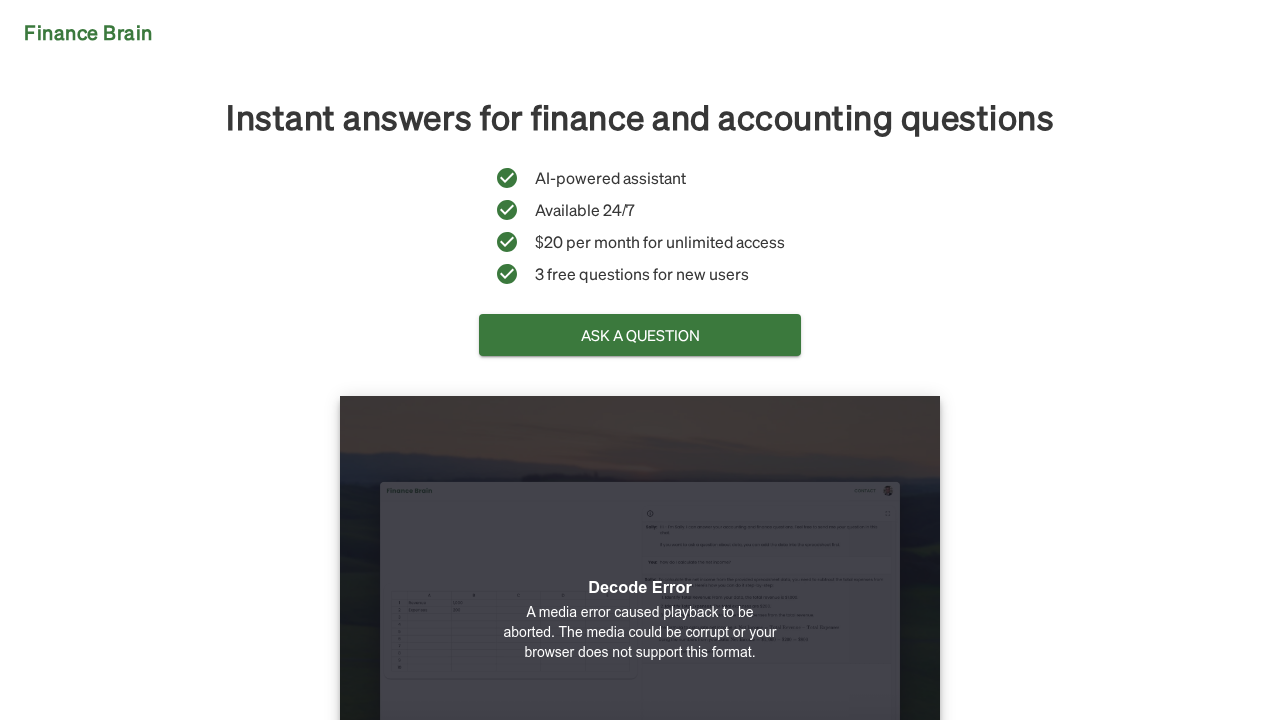 FinanceBrain.ai screenshot