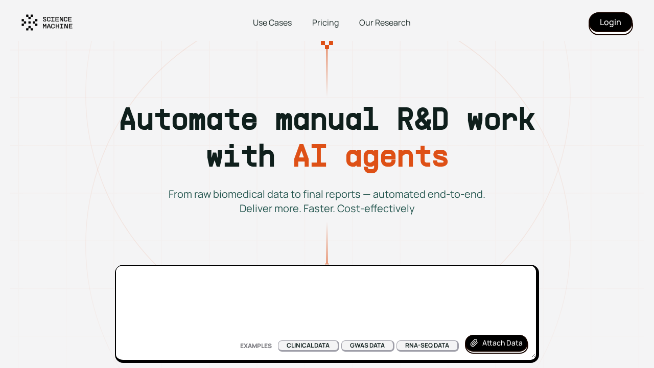 Sciencemachine.ai screenshot