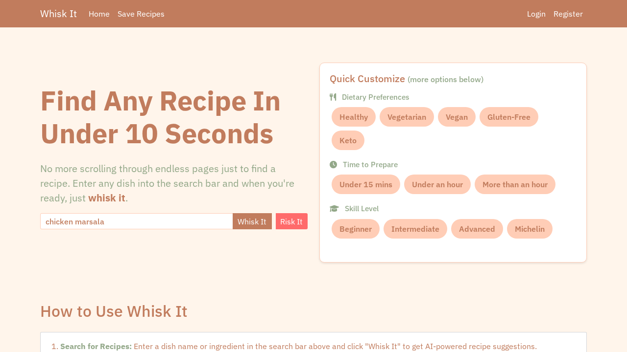 Whiskit.ai screenshot
