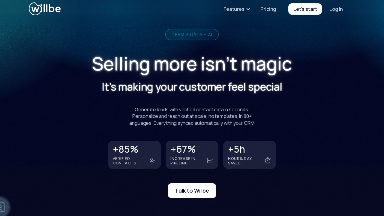 Willbe.ai screenshot