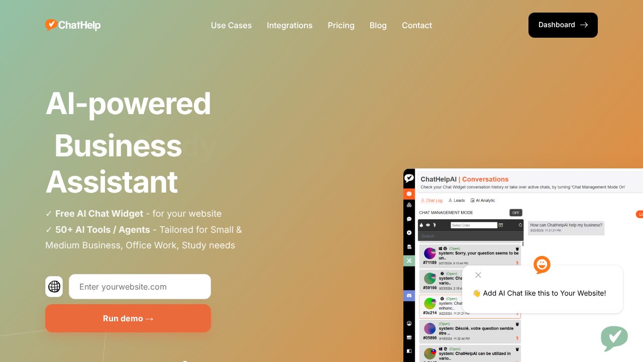 chathelp.ai screenshot