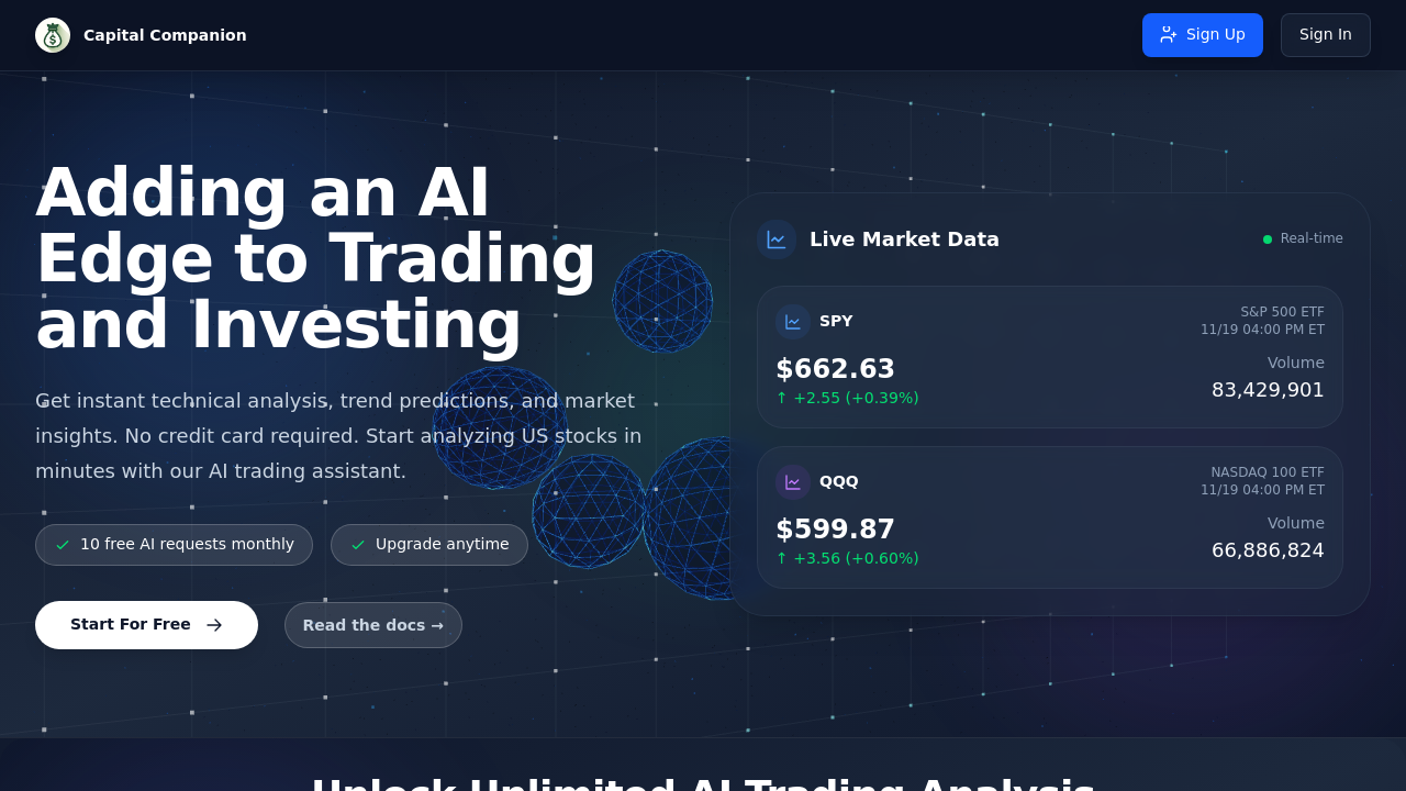 Capital Companion.ai screenshot