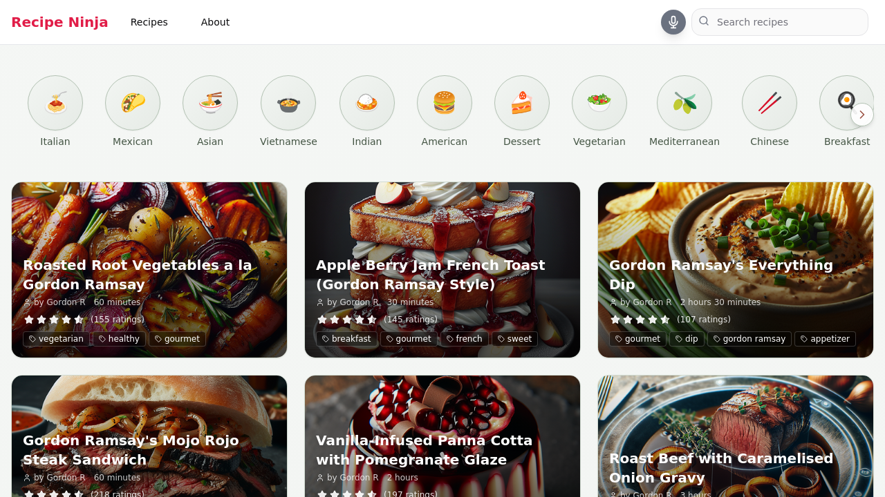 RecipeNinja.ai screenshot
