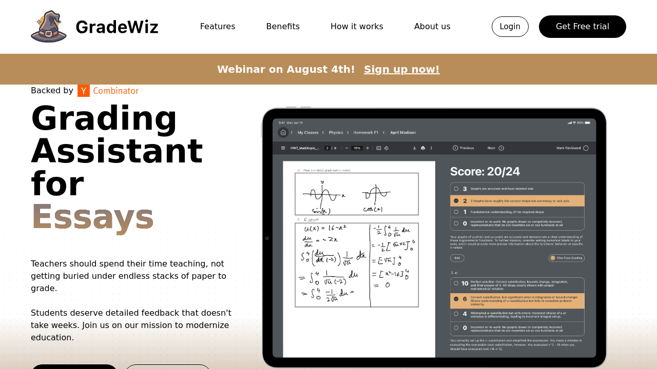 GradeWiz.ai screenshot