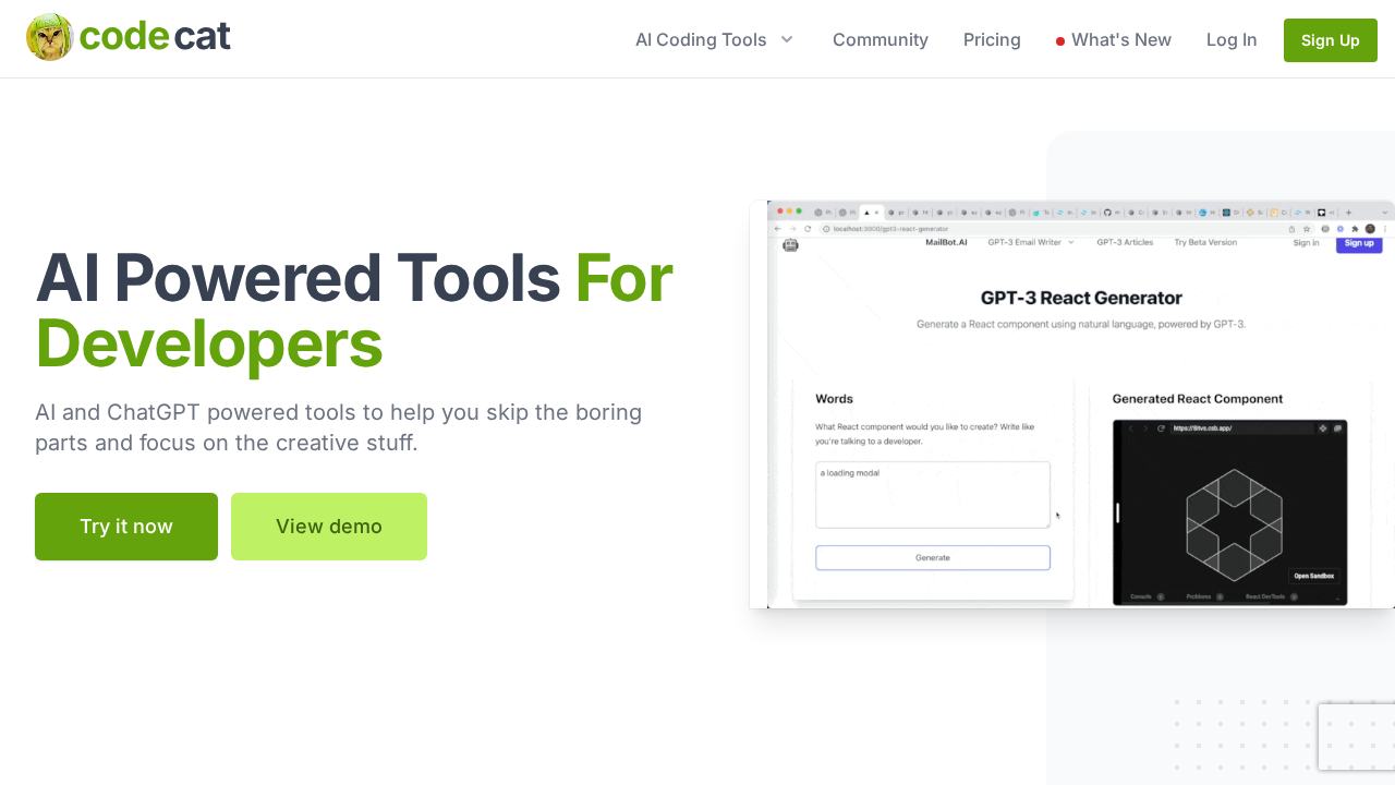codecat.ai screenshot