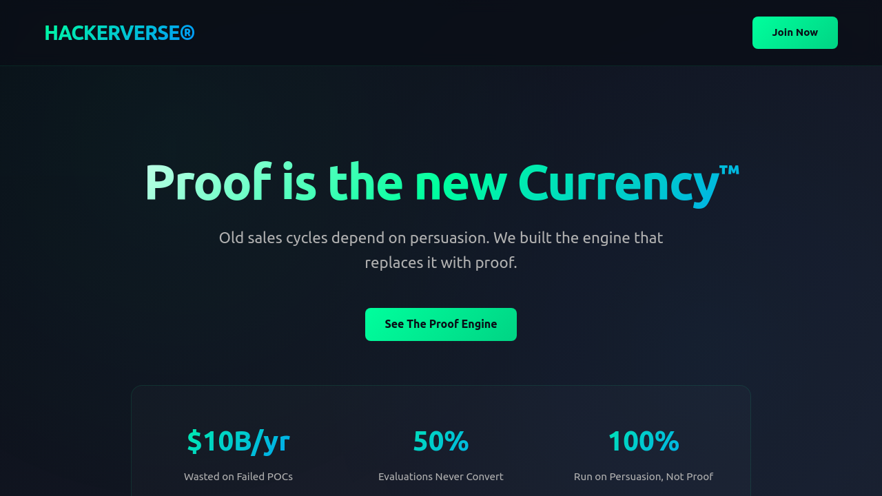 hackerverse.ai screenshot