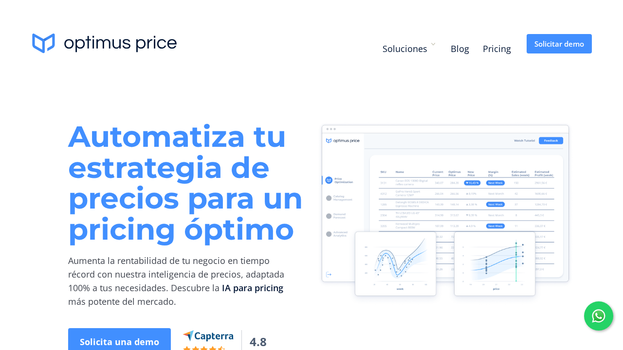 Optimusprice.ai screenshot