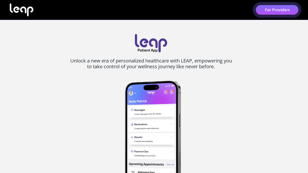 Leaphealth.ai screenshot