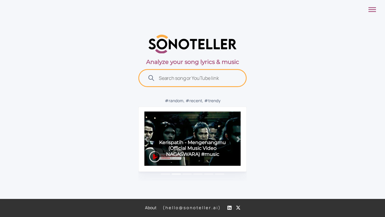 Sonoteller.ai screenshot