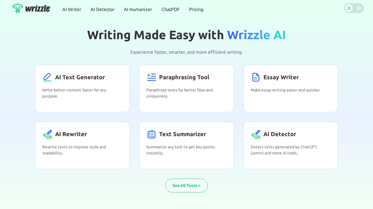 Wrizzle AI screenshot