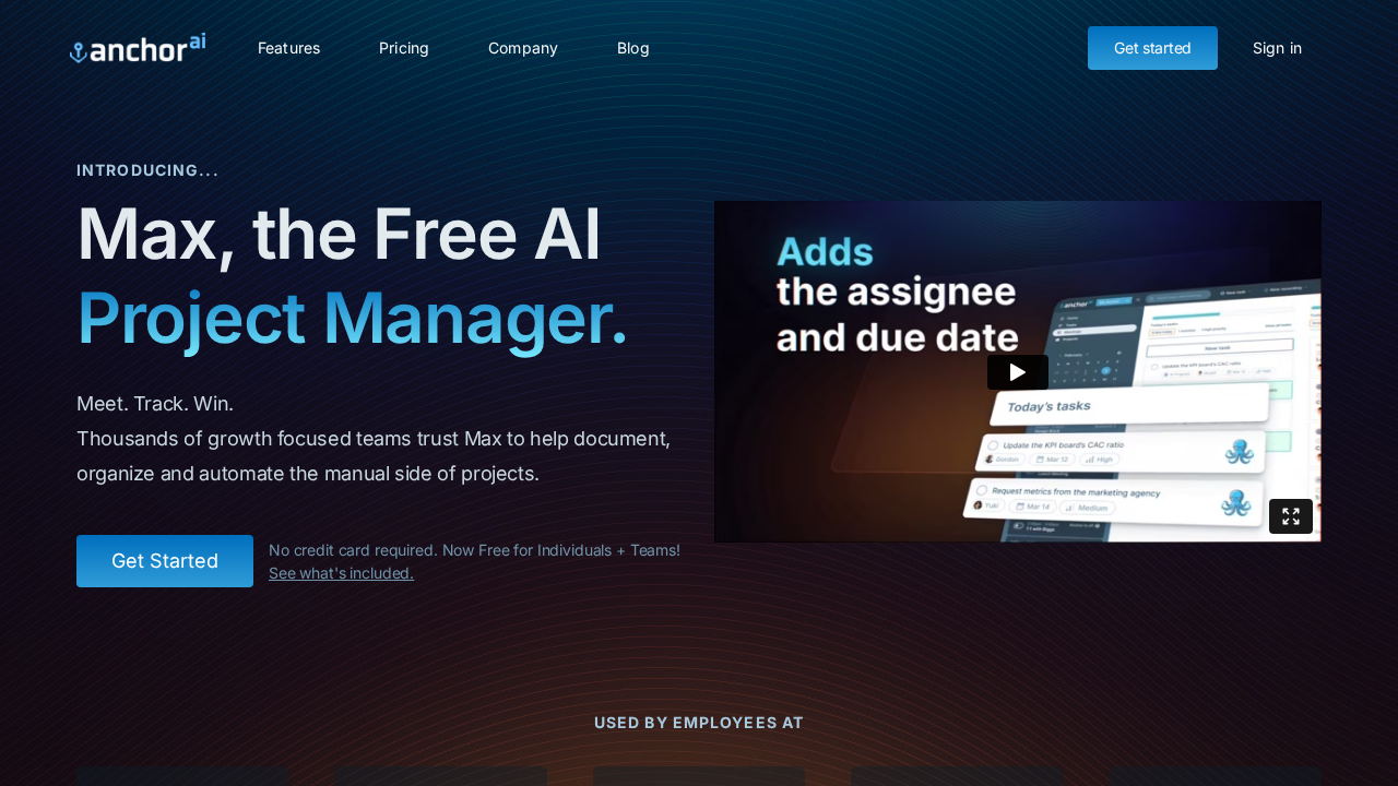 Anchor.ai screenshot