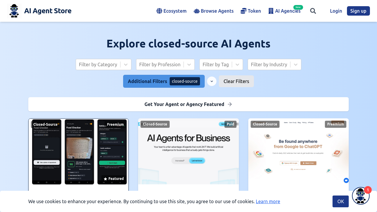 AI Agent Store screenshot