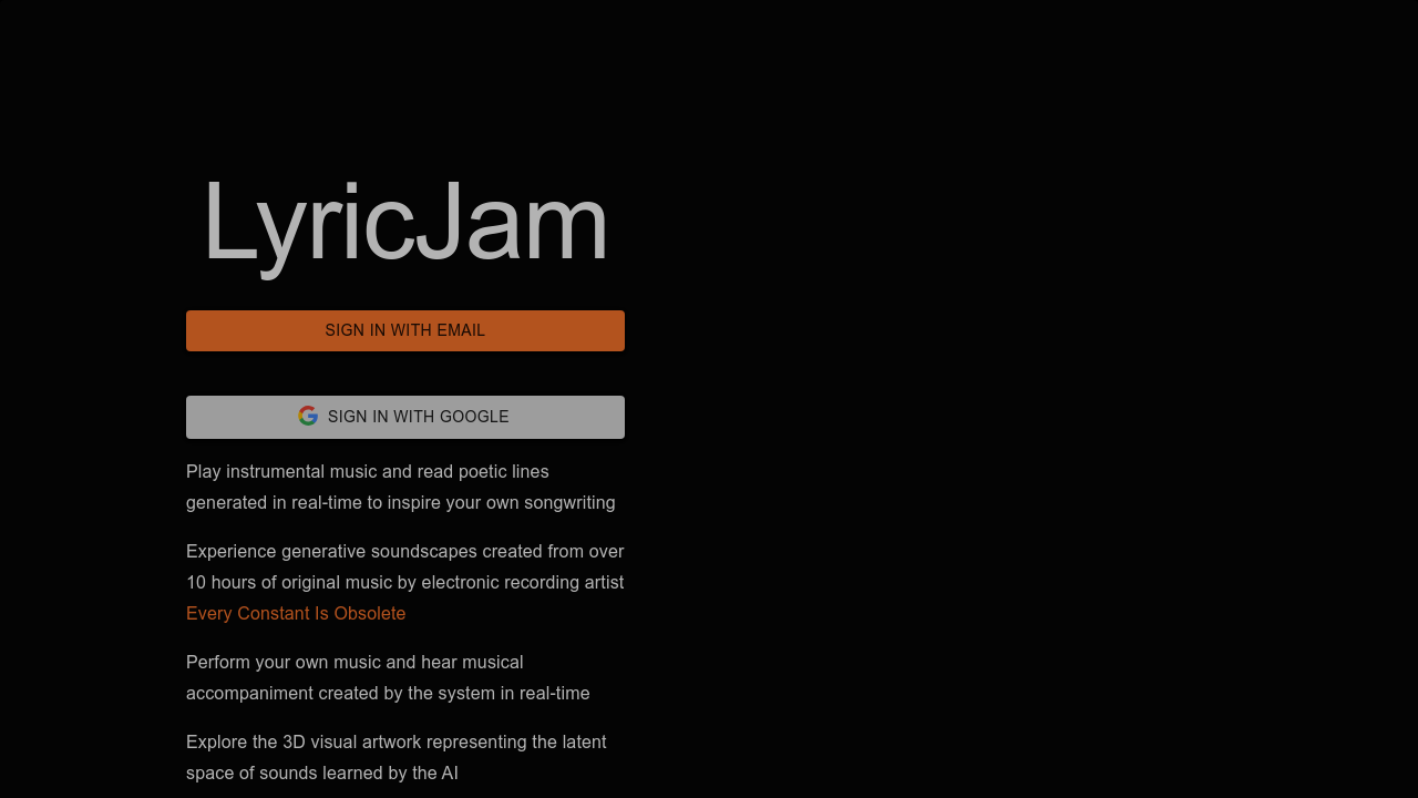 LyricJam screenshot