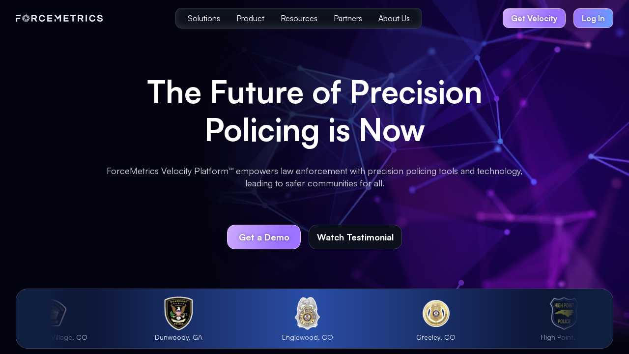 ForceMetrics Velocity Platform™ screenshot