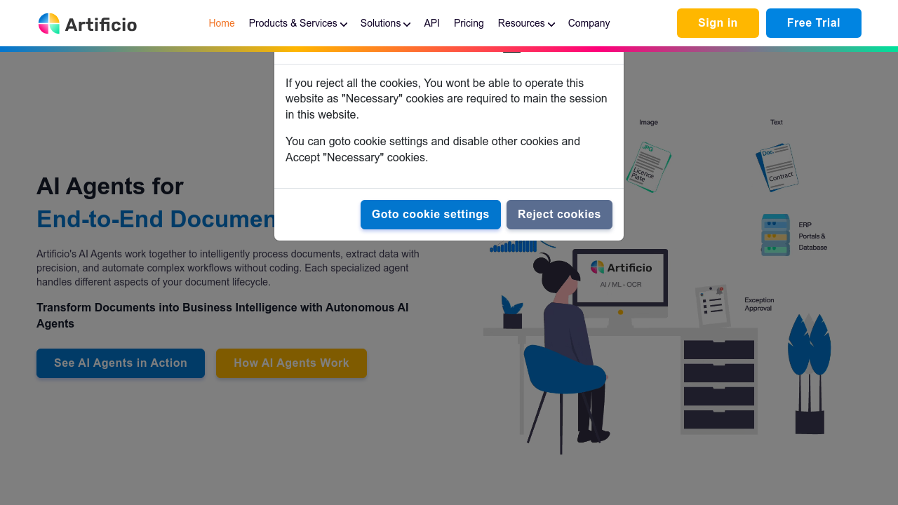 Artificio.ai screenshot