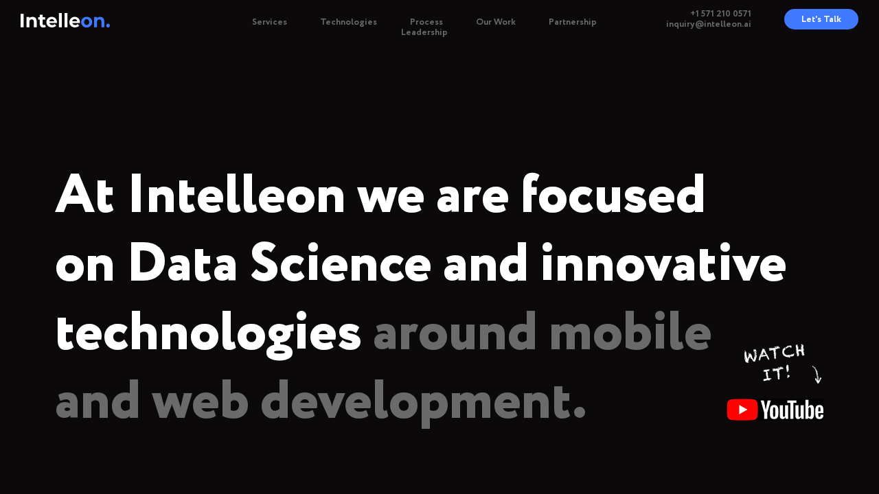 intelleon.ai screenshot