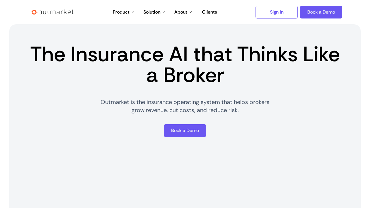 Outmarket.ai screenshot