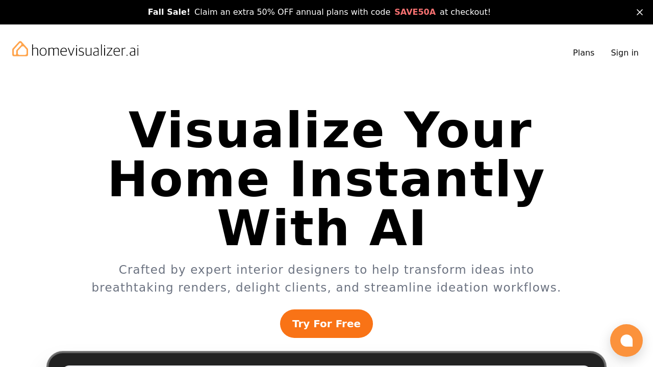 HomeVisualizer.AI screenshot